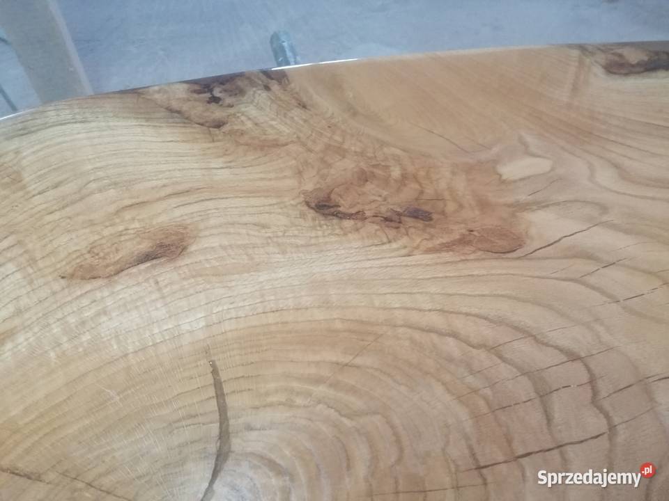 Stół z jednego bala 280x100x10 dąb live edge oak 280cm