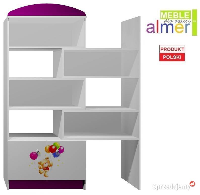 MIŚ 16 N37 regał z regulacją dziecięcy 80140x40 Meble Opole