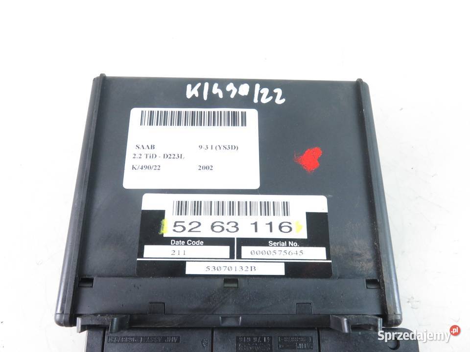 MODUŁ KOMFORTU SAAB 93 I YS3D 5263116 małopolskie