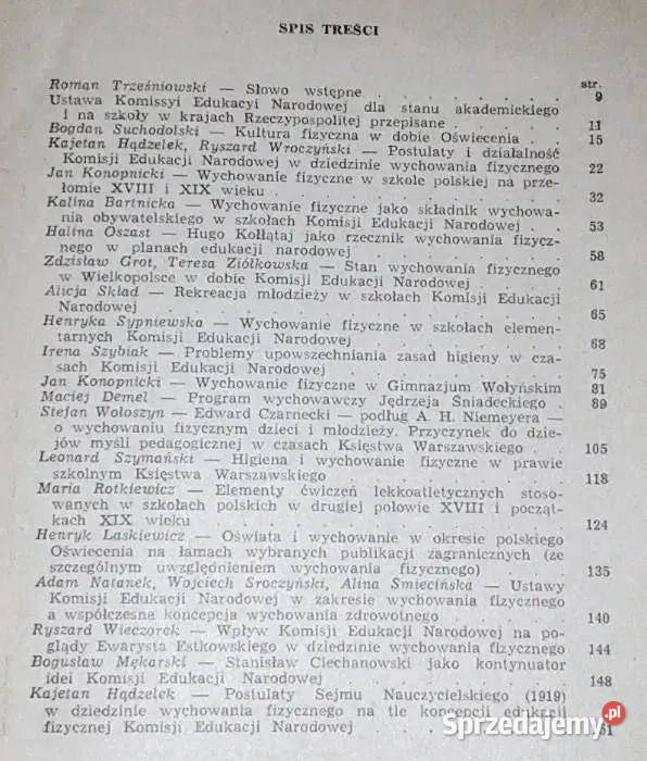 Spuścizna Komisji Edukacji Narodowej w Pozostałe