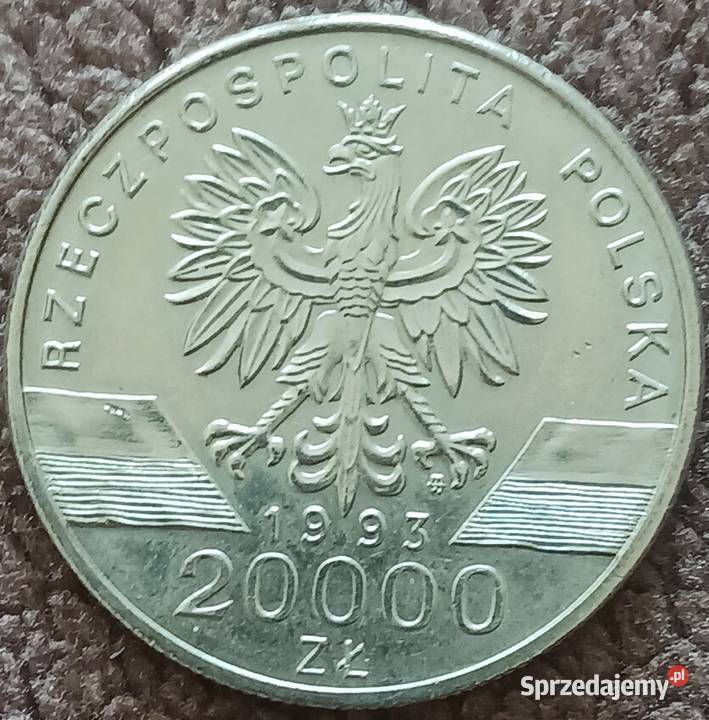 20000 Jaskółki 1993 r mennicze