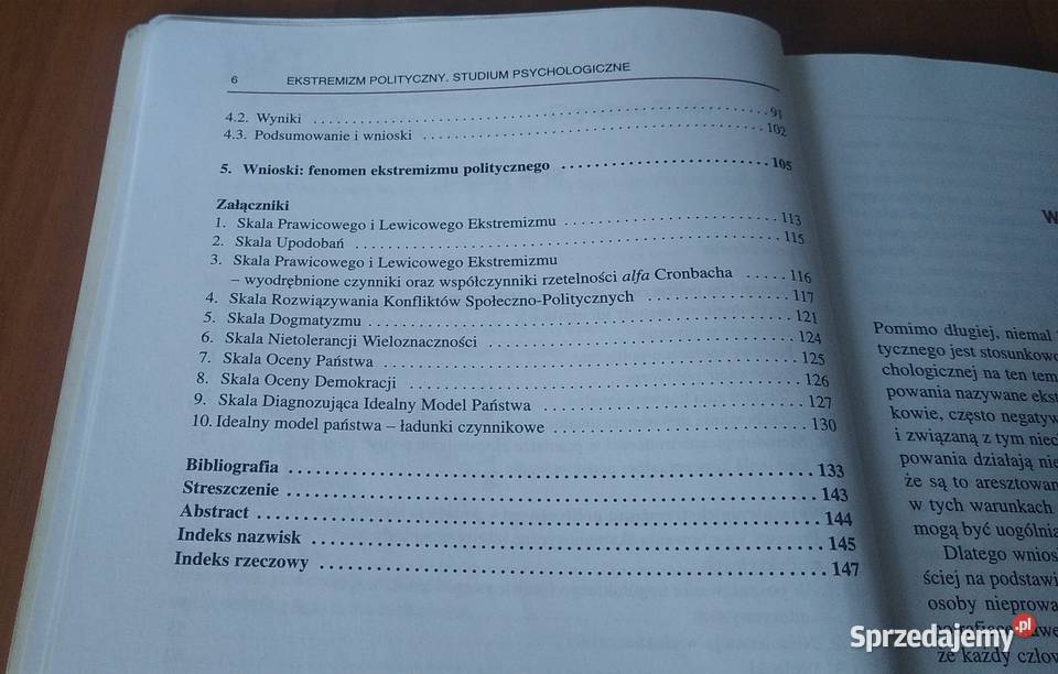 Ekstremizm polityczny studium psychologiczne Gdańsk