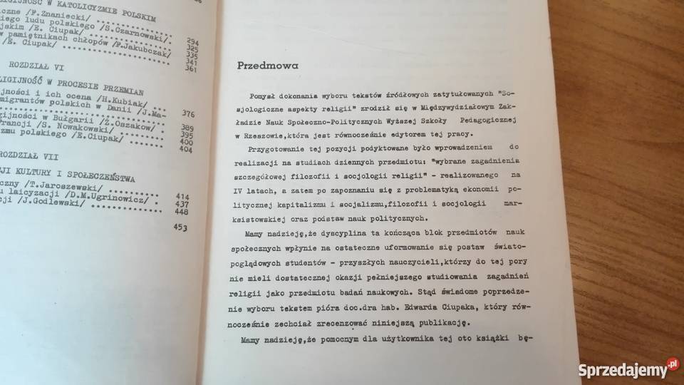 Socjologiczne aspekty religii Henryk Jadam Gdańsk sprzedam