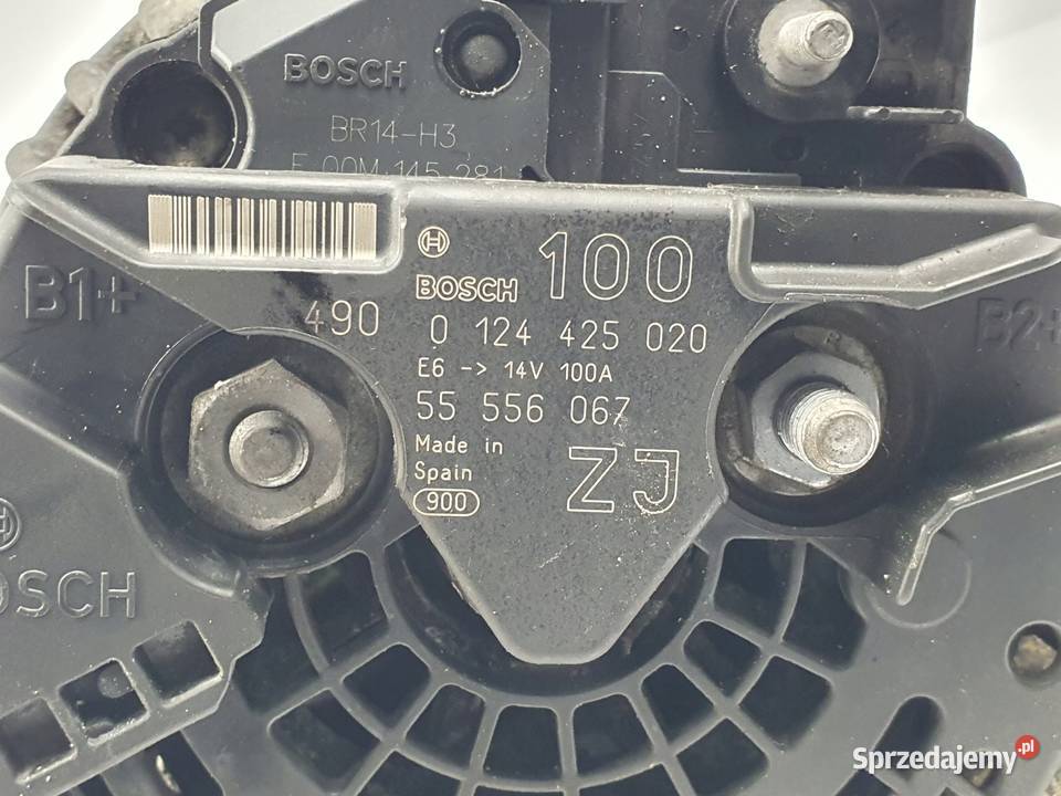 ALTERNATOR Opel Meriva A 16 16V 0124425020 Chełm