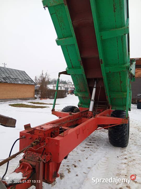 przyczepa wywrotka skorupowa 12 ton dokumenty na nieuszkodzony lubelskie Kurów sprzedam