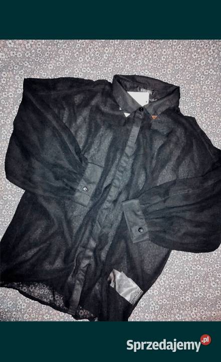 YORKER NOWA czarna koszula bluzka rozpinana Leszno
