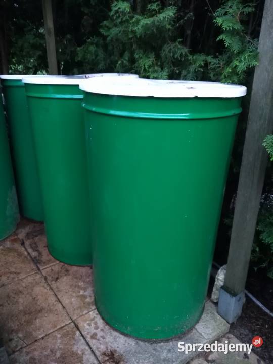 Beczka metalowa z pokrywą 220 l Tychy