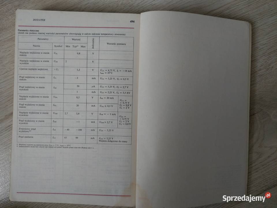 Układy szalone UCA64UCY74 Parametry i