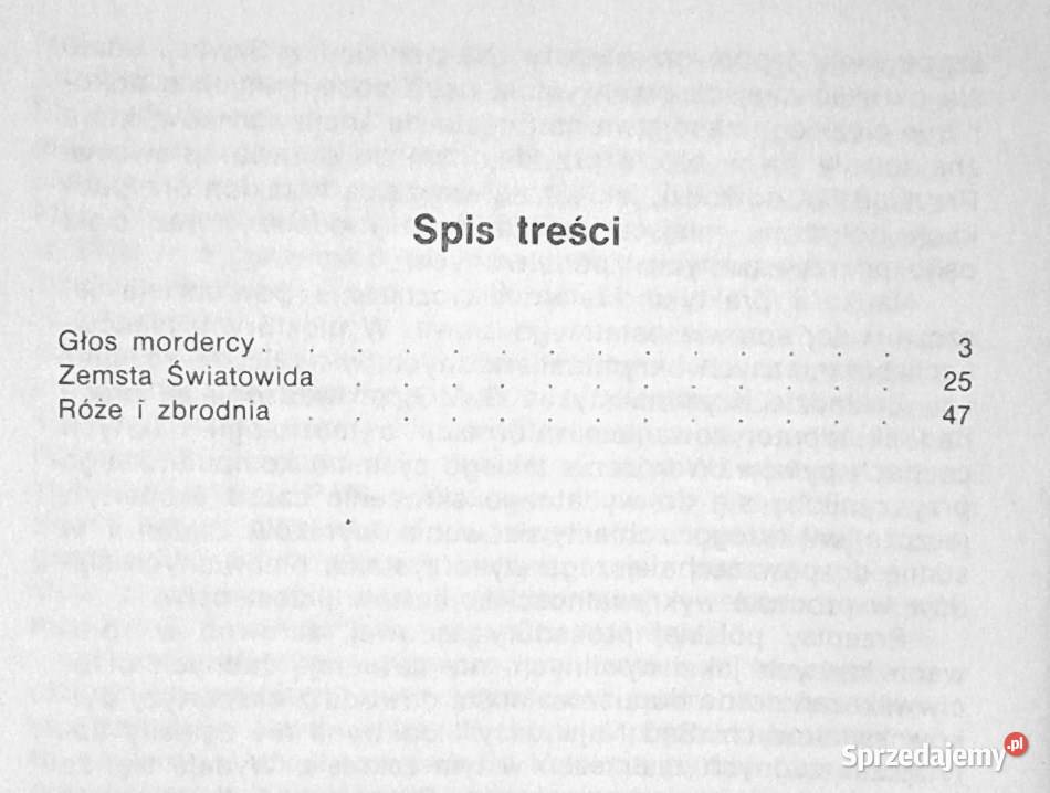 Przestępcy i detektywi Głos mordercy Zemsta Pozostałe Książki i Podręczniki Chełm