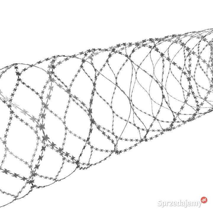 Zasieki concertina 980 mm 54 zwoje 5 złączek Szczecin sprzedam