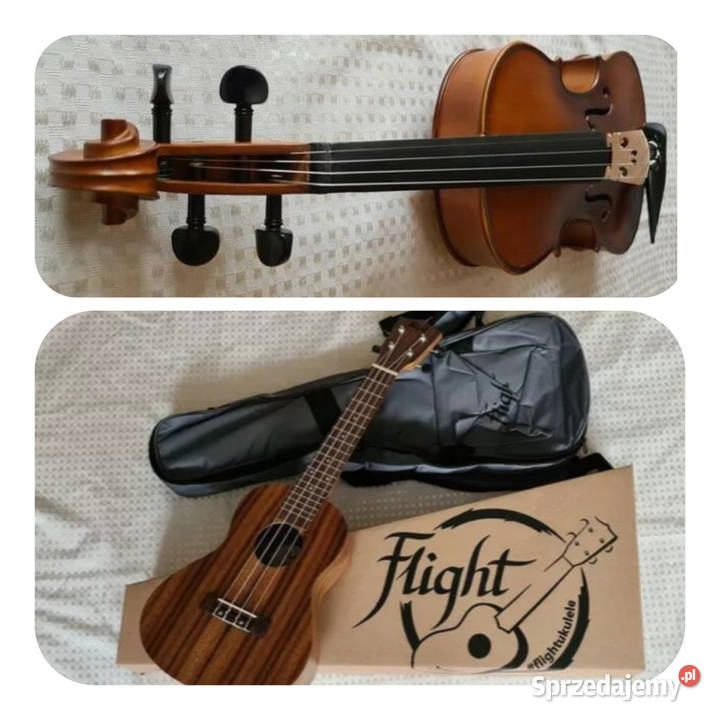 Skrzypce gitary ukulele RÓŻNE ROZMIARY skrzypce Instrumenty smyczkowe Rzeszów