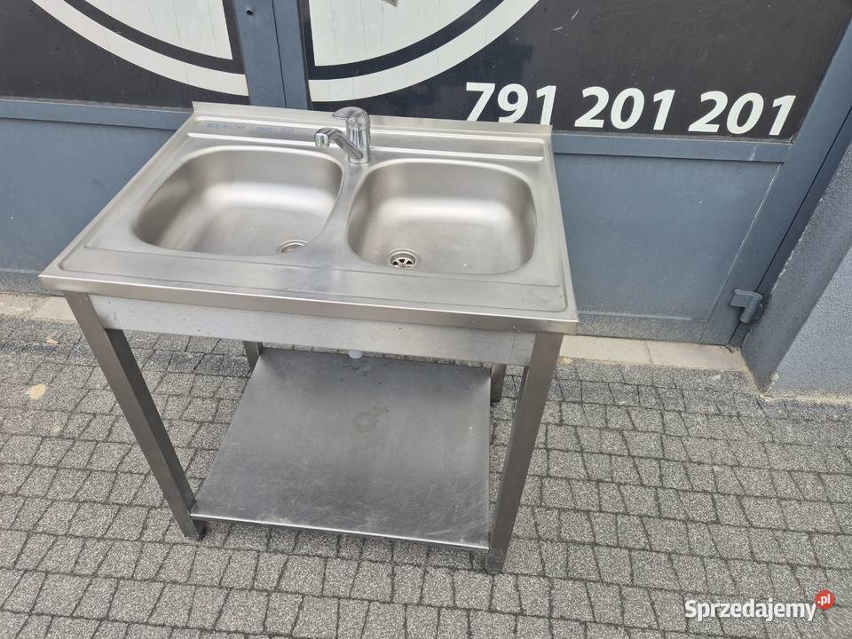 Zlew Gastronomiczny 2 Komorowy Z Półką 806085 M wielkopolskie