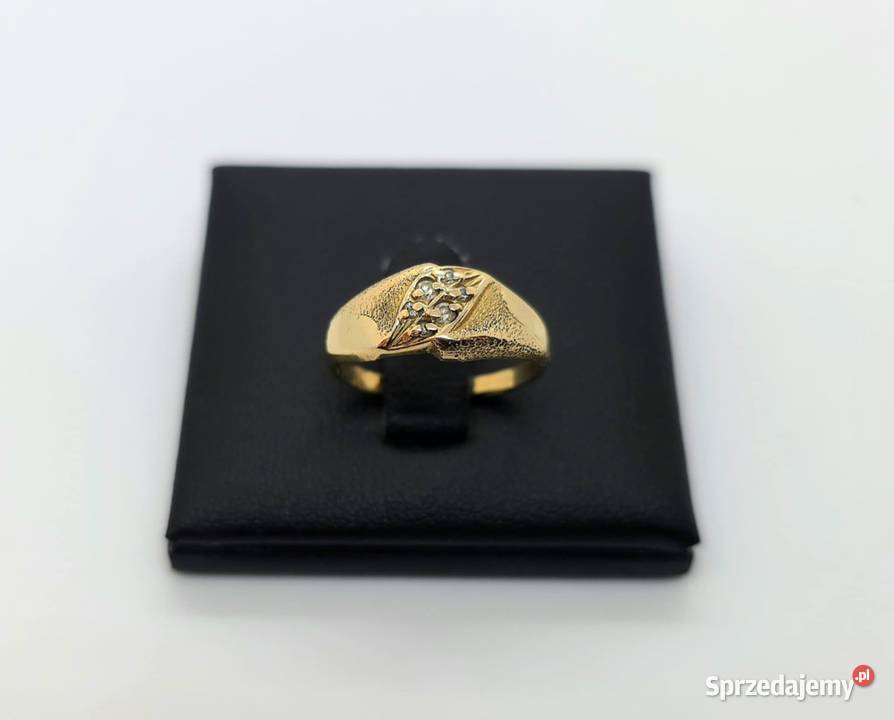 Złoty pierścionek próby 585 205g Rozmiar 9 warmińsko-mazurskie
