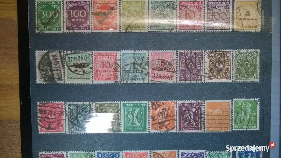 znaczki NIEMCY 110 zestaw 61 mazowieckie Warszawa sprzedam