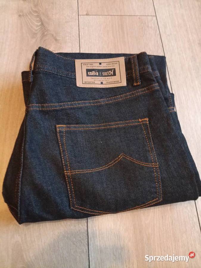 Texasowe robocze spodnie czarne małopolskie