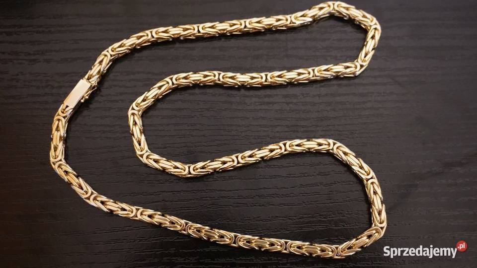 ZŁOTY ŁAŃCUSZEK GĘSTY KRÓLEWSKI ŁAŃCUCH 200G Warszawa