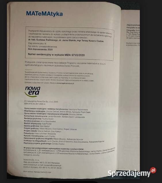 MATeMAtyka 2 jm tradycyjny podręcznik Szczecin