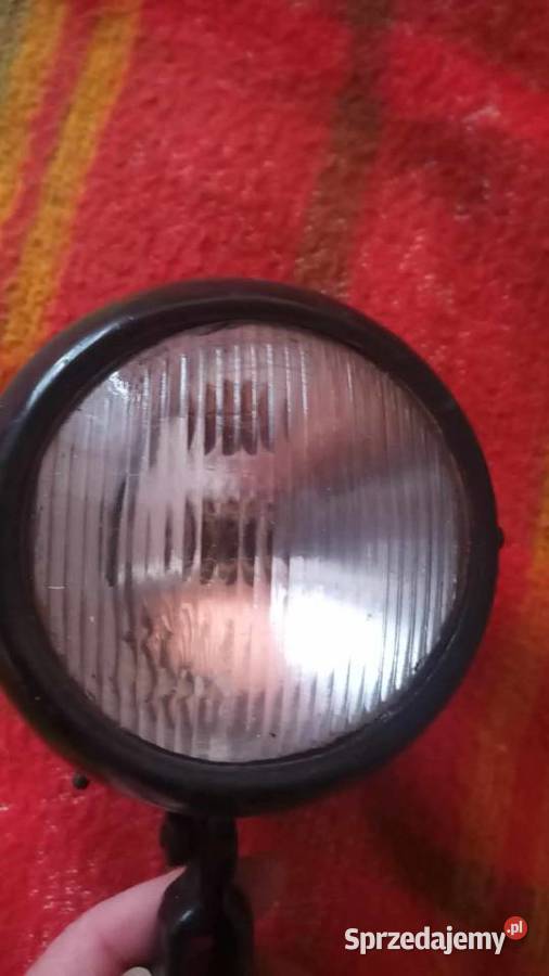Przedwojenna stara lampa rowerowa HACKEL Szczebrzeszyn