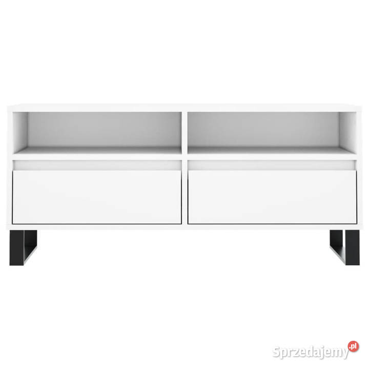 Szafka pod TV biała 100x345x445 materiał
