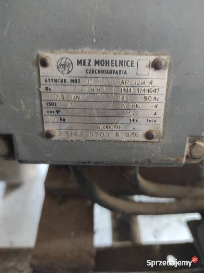 Silnik elektryczny 75 KW 400V na wózku Pozostałe Izbica Kujawska sprzedam