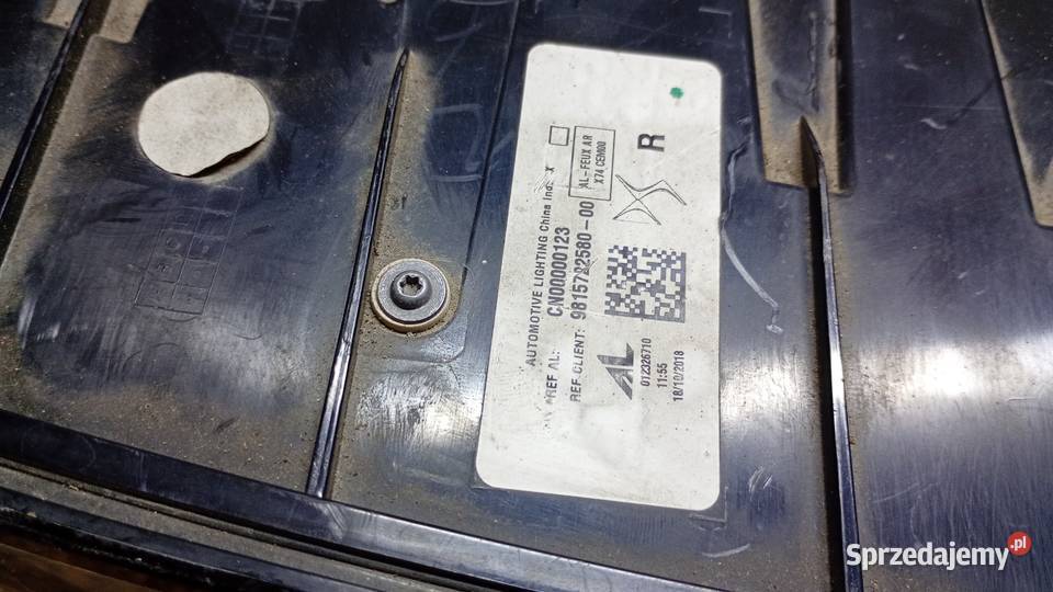 Lampa prawy tył DS7 9815722580 Lampy tylne Udrzynek