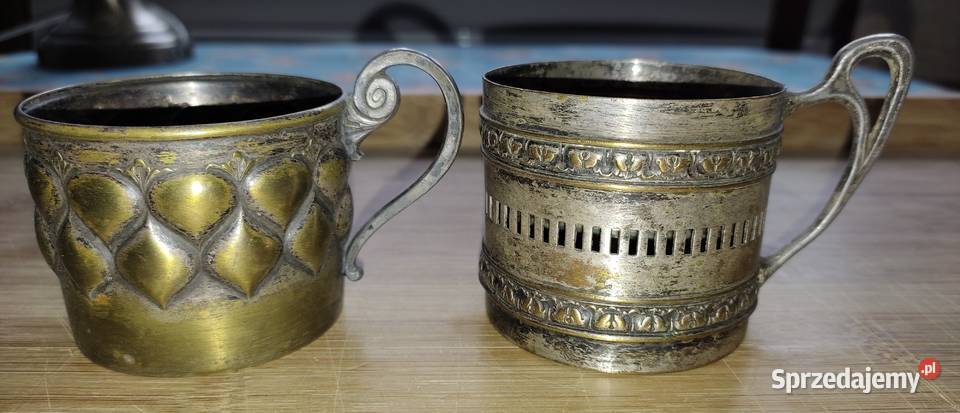 Stare uchwyty do szklanek 2 sztuki Warszawa