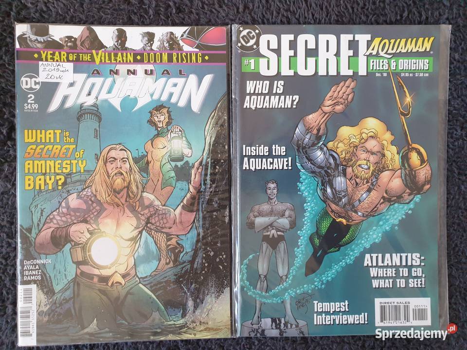 Aquaman 1 zestaw 22 komiksów DC USA Amerykańskie pomorskie Gdynia