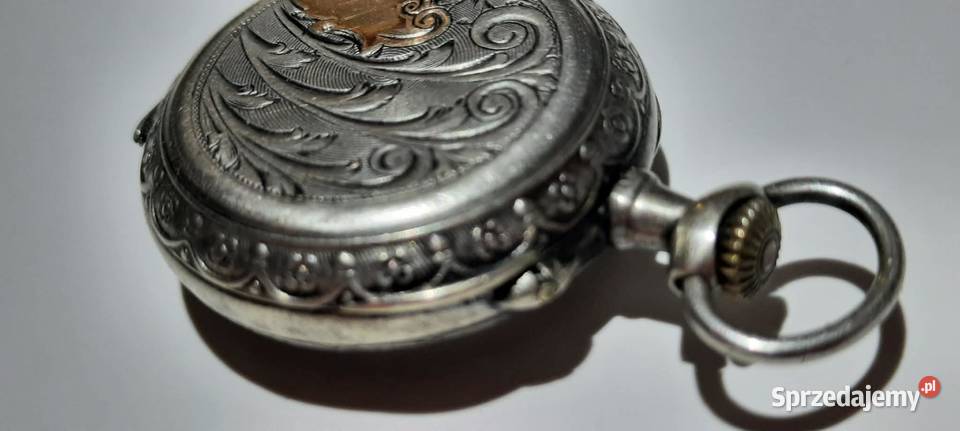 Zegarek Avance Retard antyk 1900r SREBRO Warszawa