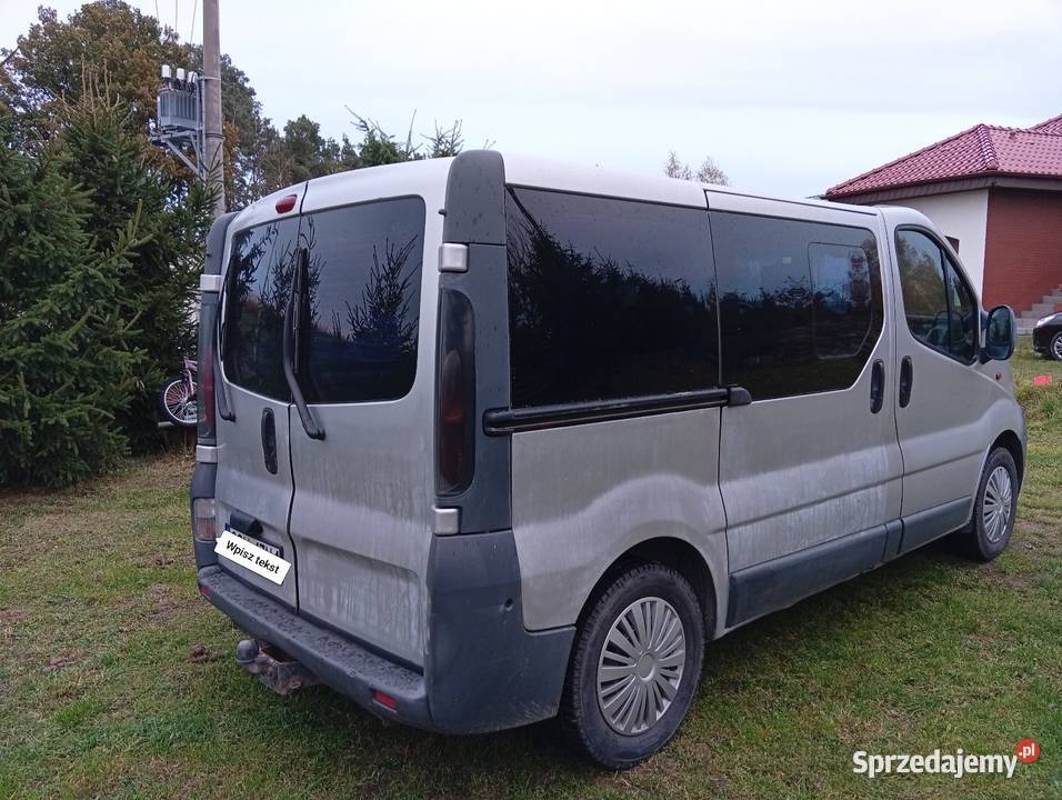 Opel Vivaro 19dci 8osób klimatyzacja światła przeciwmgielne Samochody osobowe