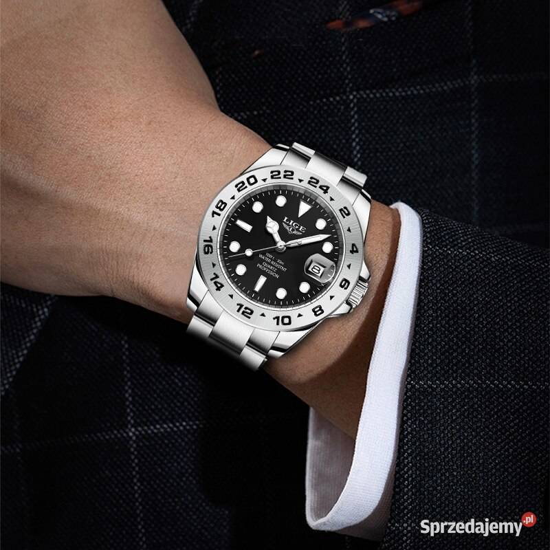 Sportowy zegarek męski Lige datownik z lupą Gorzów Wielkopolski