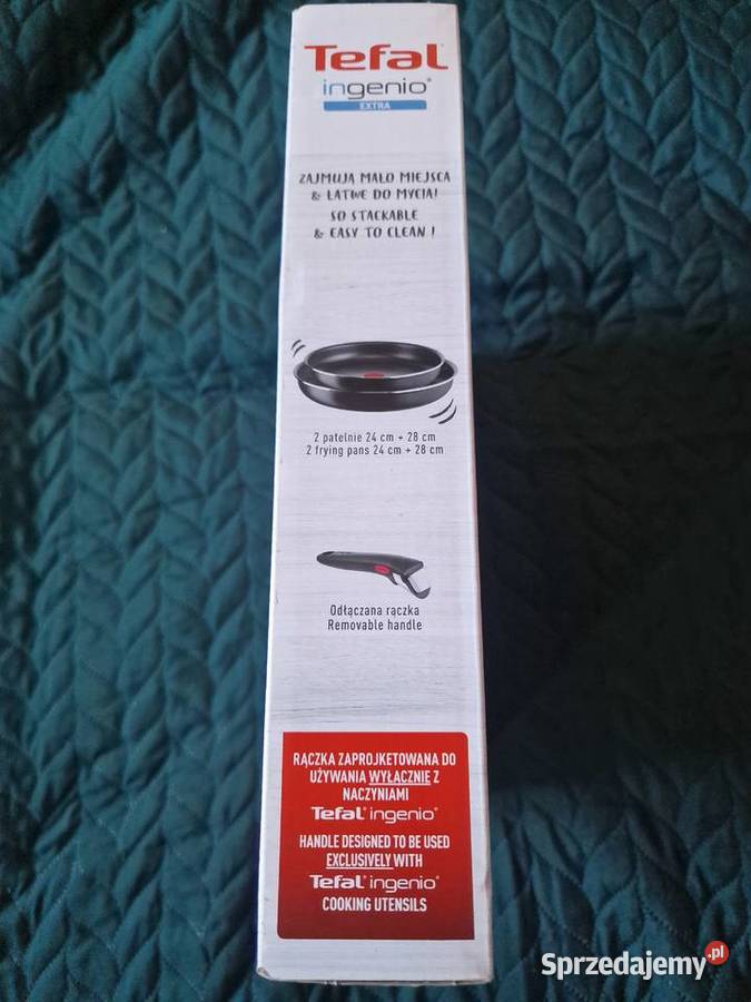 NOWY Zestaw patelni TEFAL INGENIO 3 elem TEFAL Wrocław