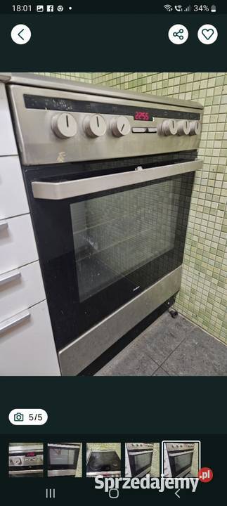 Kuchenka elektryczna Amica 60 wolnostojące Kórnik sprzedam