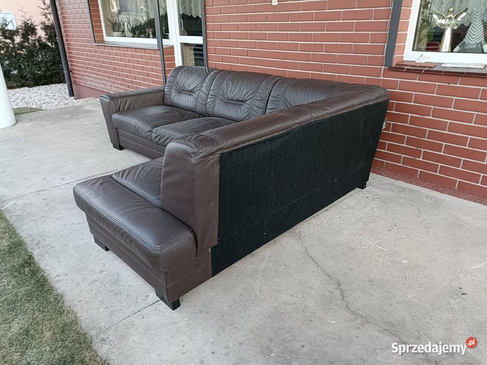 Sprzedam narożnik ze skóry Konin sprzedam