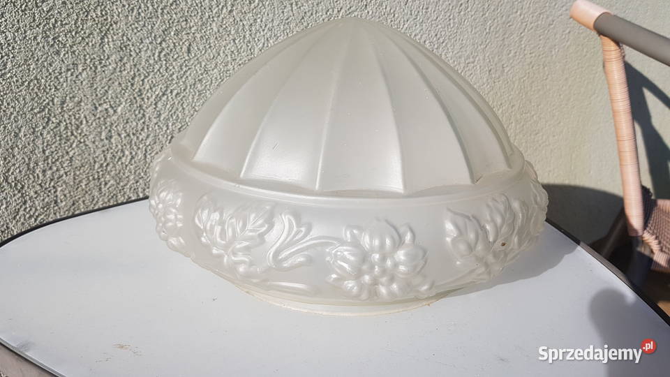 Stary klosz do lampy secesja śląskie Myszków sprzedam