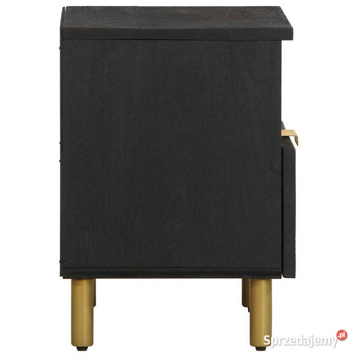 Szafka nocna czarna 40x33x46 materiał mazowieckie Warszawa