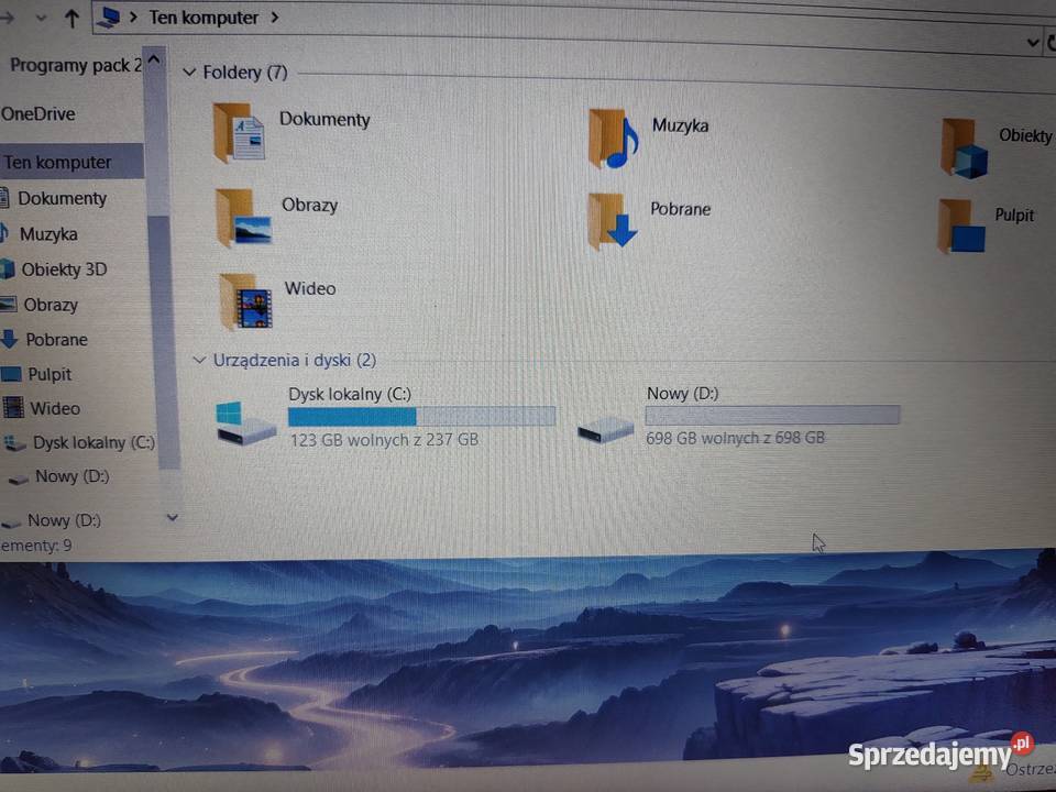 Hpi512GBRamGrafika 2GBSSD 256 HDD750 Olszana