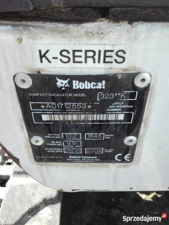 minikoparka Bobcat 323 Węglów