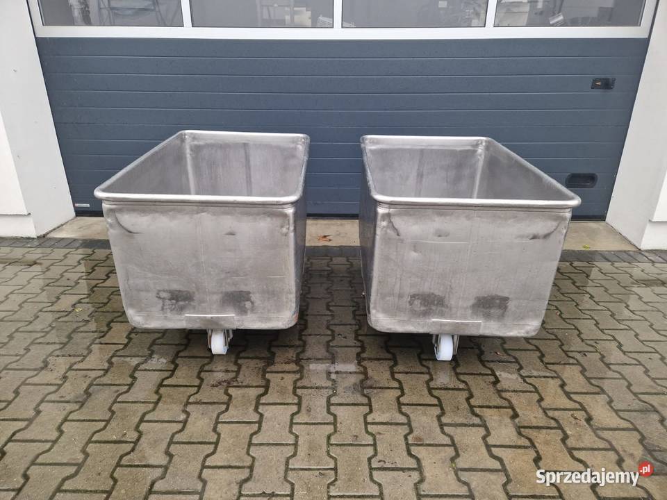 Zbiornik na kółkach wanna pojemnik stal wielkopolskie Buk