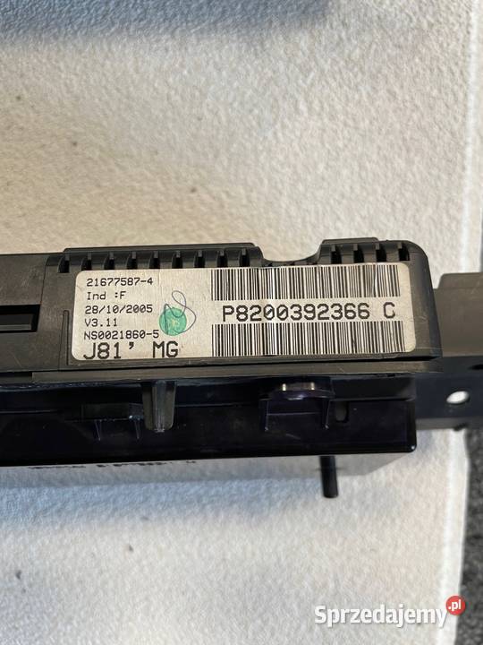 LICZNIK WYŚWIETLACZ RENAULT ESPACE IV Rok produkcji 2005 Warszawa