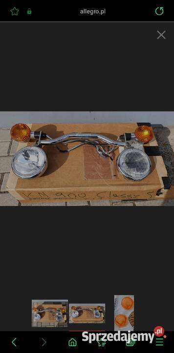 Kawasaki VN900 VN 900 classic S lightbar lampa Nowy Tomyśl