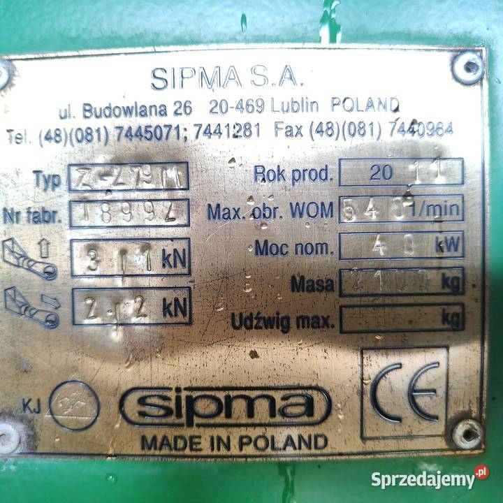 Prasa Rolująca Sipma2011 Siatka Sznurek Siedlce