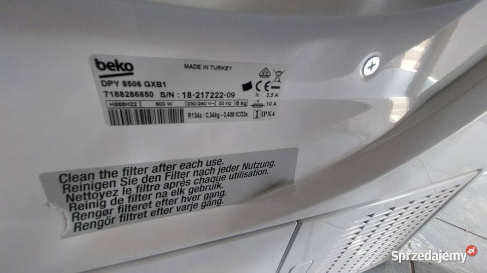 Suszarka Beko DPY8506GXB1 84.5cm Poznań