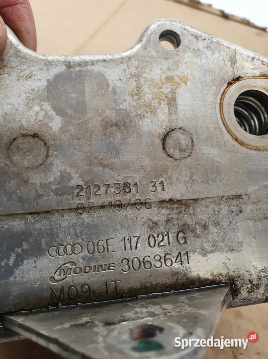 CHŁODNICA CHŁODNICZKA OLEJU AUDI 06E117021G osobowe sprzedam