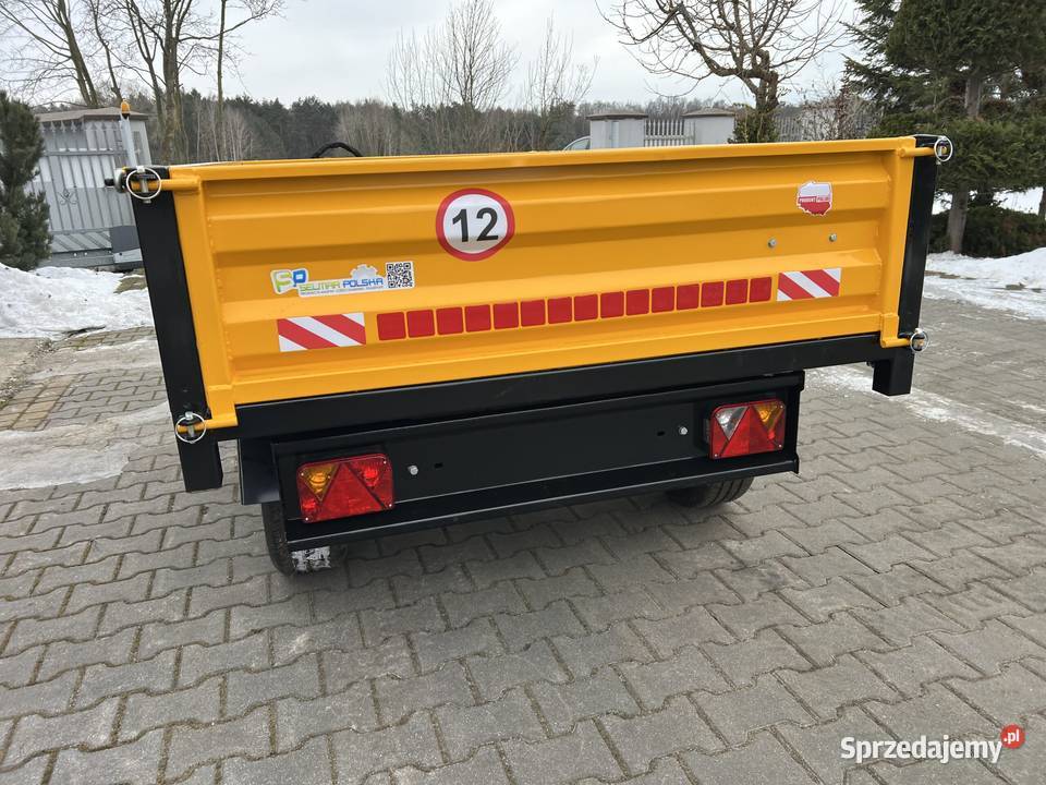 Przyczepa jednoosiowa o ładowności 2500 Legnica