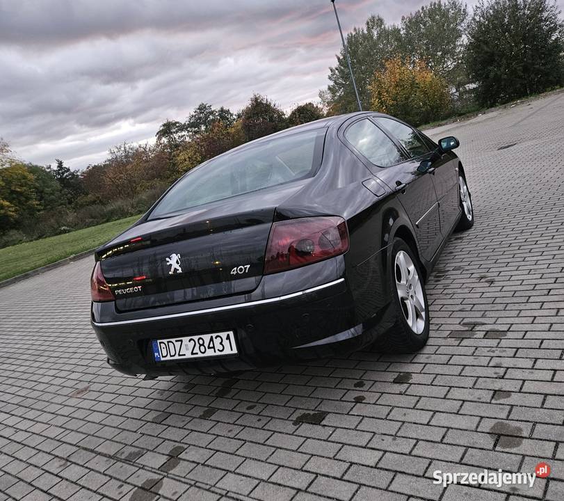Peugeot 407 20 HDI 136 Skóry Navi Climatronik opolskie