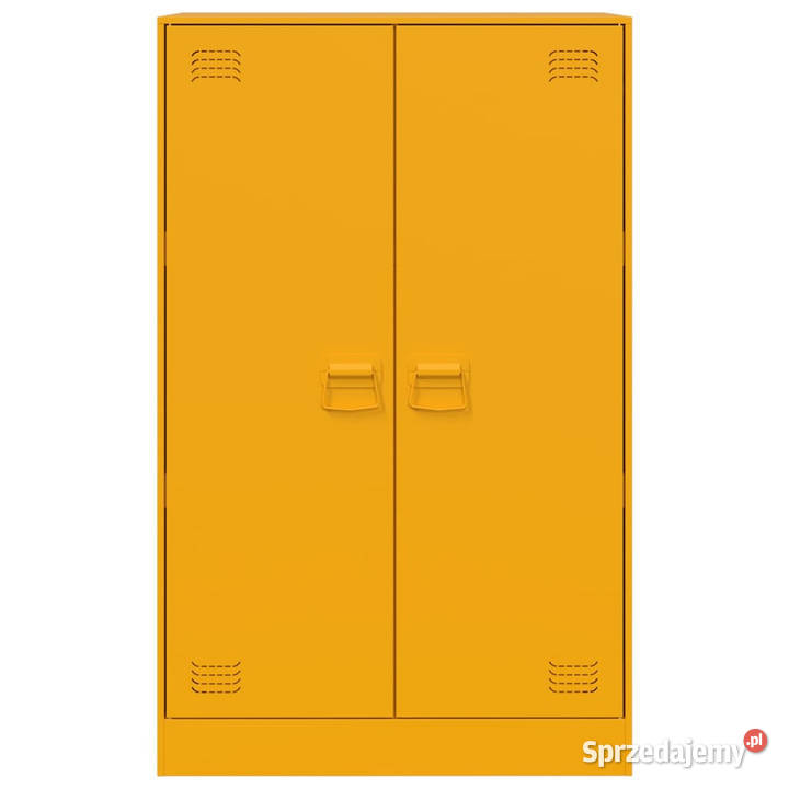 Szafka boczna musztardowa 67x39x107 stal Warszawa