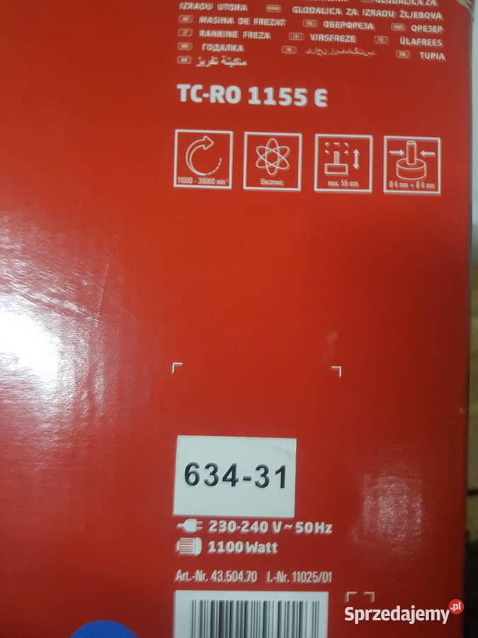 EINHELL FREZARKA GÓRNOWRZECIONOWA THRO 1155 Głogowa