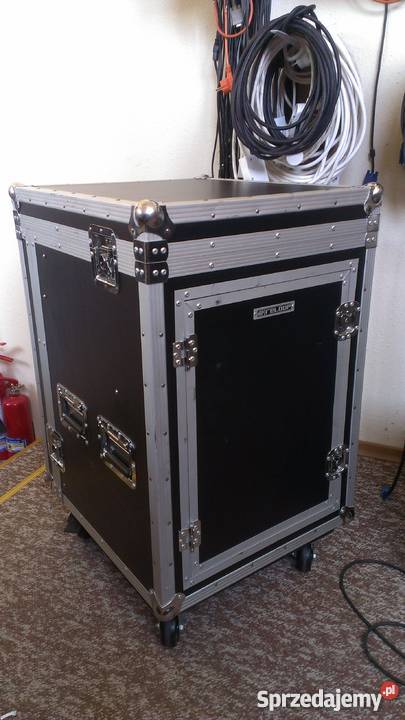 Case Rack 16U z mechanizmem kątowym walizki, skrzyni, torby Sprzęt estradowy, studyjny i DJ-ski Zielona Góra