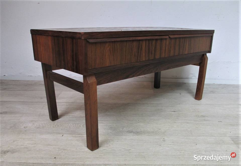 Palisandrowa konsolka Dania lata 70 Meble