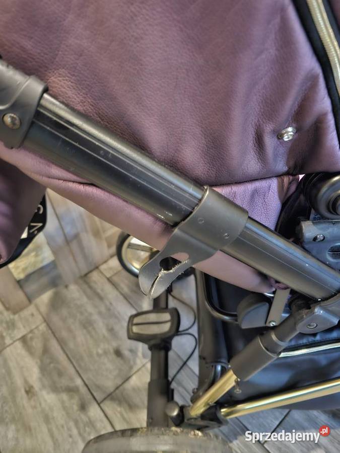 Piękny wozek 3w1 dziewczynki Wielofunkcyjne śląskie